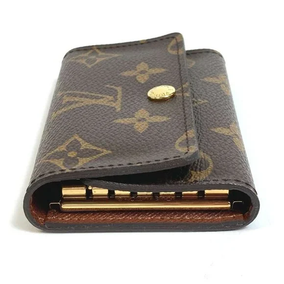 AUTH LOUIS VUITTON Multicles6 6-Ring Key Case Monogram Canvas Brown - Picture 6 of 12